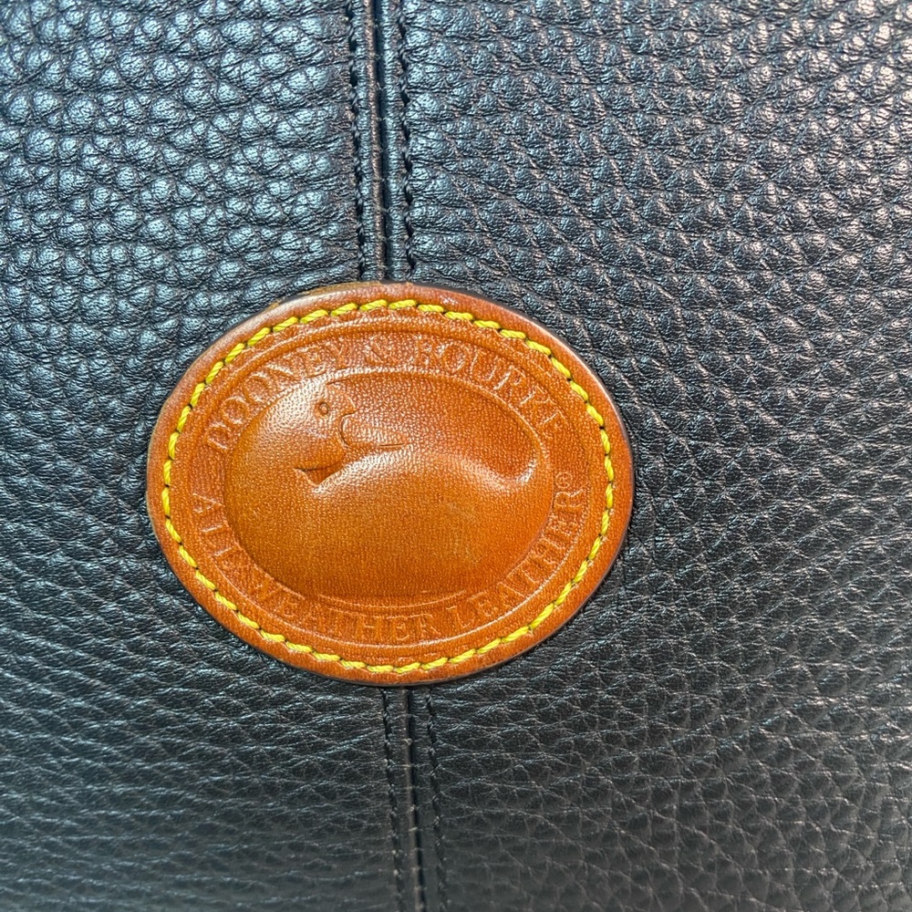 Dooney & Bourke Black and Brown Hobo Bag - Picture 2 of 9